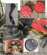 Rad-Deckel +Abdeckung innen